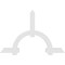 Ekena Millwork Ericson Architectural Grade PVC Gable Bracket, 84"W x 56"H x 2"D x 6"F, 16/12 Pitch GBP084X56X0206ERI00 - alternate 5